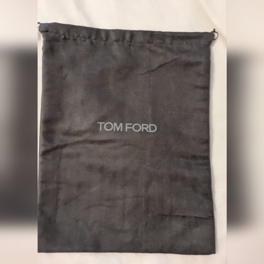 TOM FORD Sueded Storage Dust Bag Grey 15" x 12" EUC